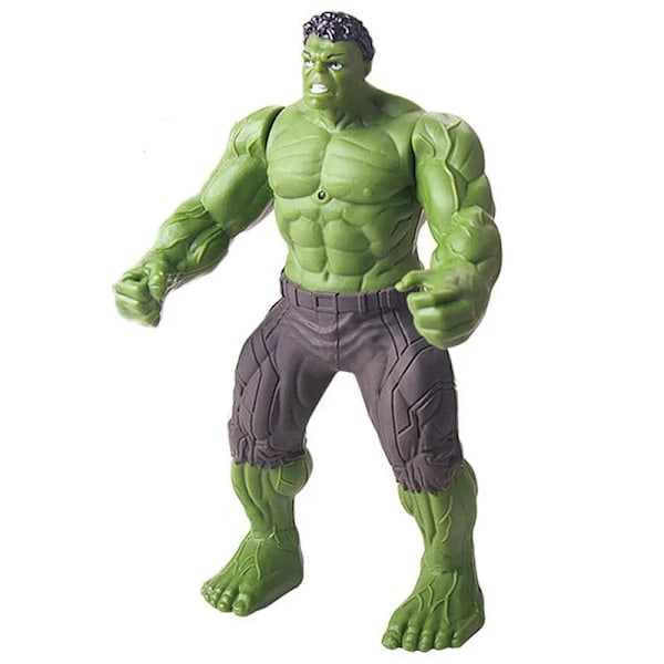 17 cm Marvel Spiderman Model Anime Action Figurer Spider-man Captainironman Lysende børnelegetøj Dekorationsdukker Gaver Hulk