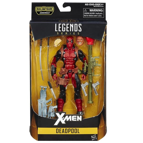 Marvel Legends Deadpool actionfigur - rörlig X-Men superhjälteleksaksmodell 01 Size with box