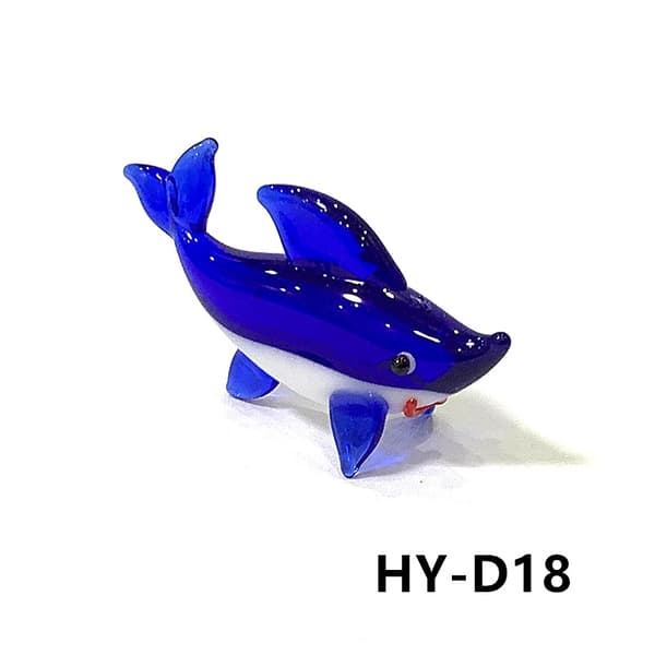 Søde marinedyrsfigurer i miniglas: delfin, blæksprutte, pingvin, pufferfisk og mere! HY-D08 about 2-3cm