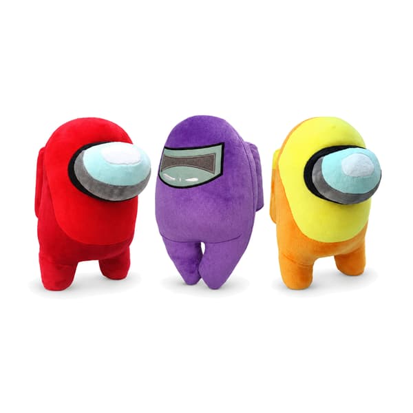 Among Us Plush Toy Fylldocka Plushie  10 Cm Yellow Gul 