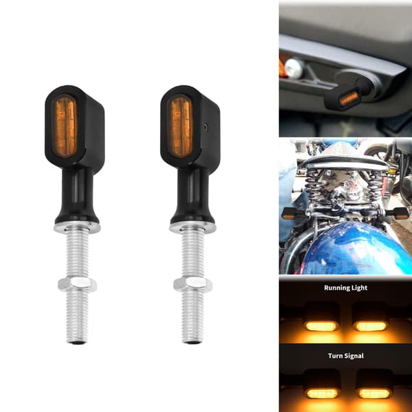 Motorcykel bageste LED bremselys indikator E Mark lampe til Harley Softail Touring XL Dyna til BMW Mini Run blinklys baglygte E Mark Light 7