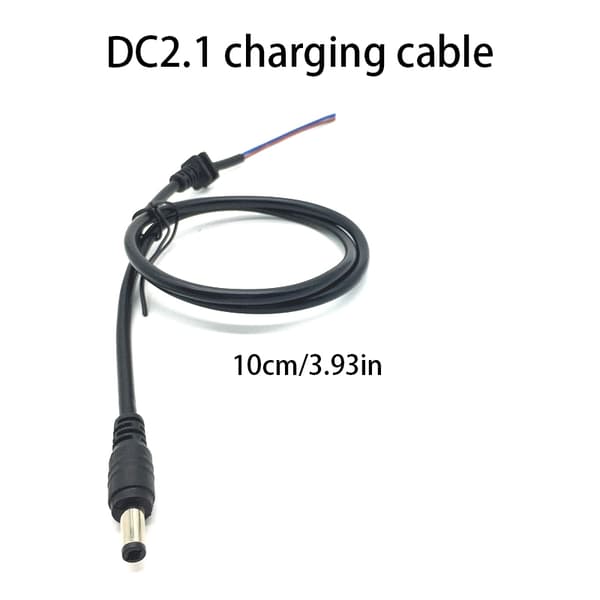 Elcykelopladerstik 36V/48V litiumbatteri DC 2.1/2.5 han-hunstik A1