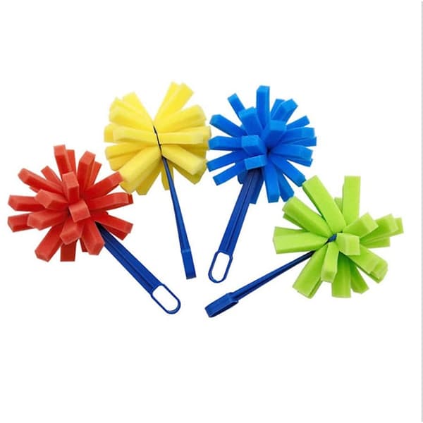 Barn DIY Graffiti Svampborste Set Ritleksaker Kvastformad tätning Svampborste Konstborste Upplysning Pusselpresent TMZ 30PCS
