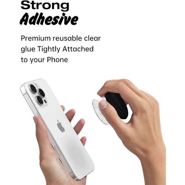 Popped Phone Socket Stand GripTok Mobil Fingerring Holder til iPhone 13-17 Pro Max qqqzjbeta009