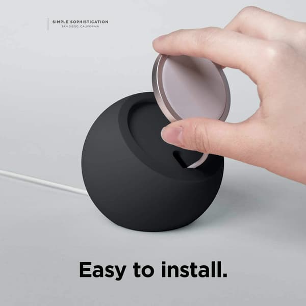 Magnetisk silikone bordkugleholder til Apple MagSafe iPhone 16 15 14 trådløs opladerdock Black