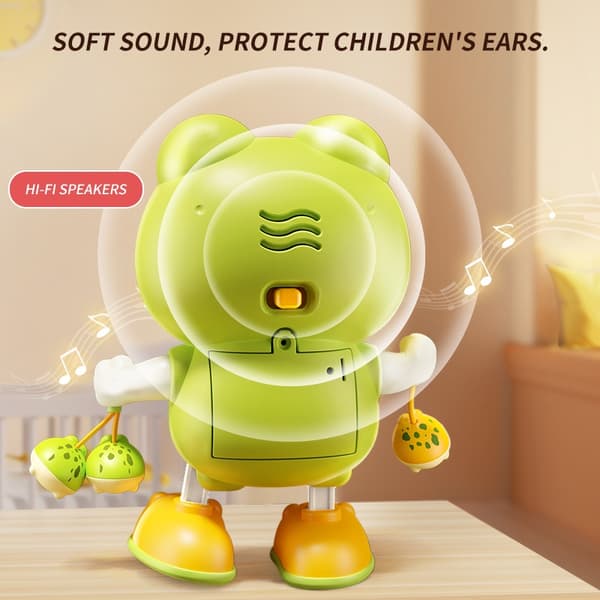 Sødt elektronisk legetøj til børn Green frog