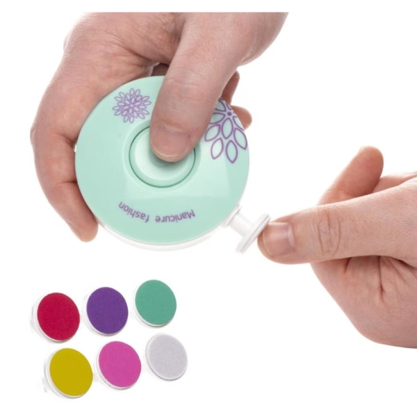 Elektrisk neglefil til baby 3 i 1 nyfødt manicure sæt tå negle