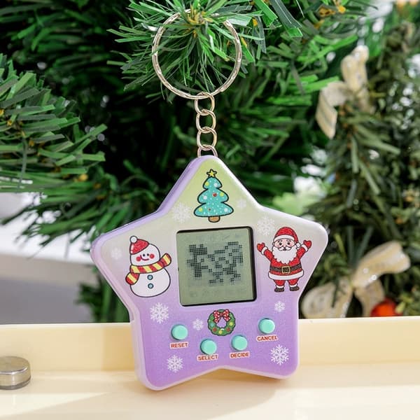 Nostalgiske virtuelle Tamagotchi-kæledyr - elektroniske cyberdyr-legetøj til børn WHITE