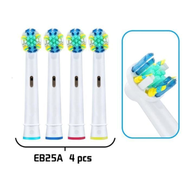 4st Tandborsthuvuden Oral-B Kompatibla- EB25A