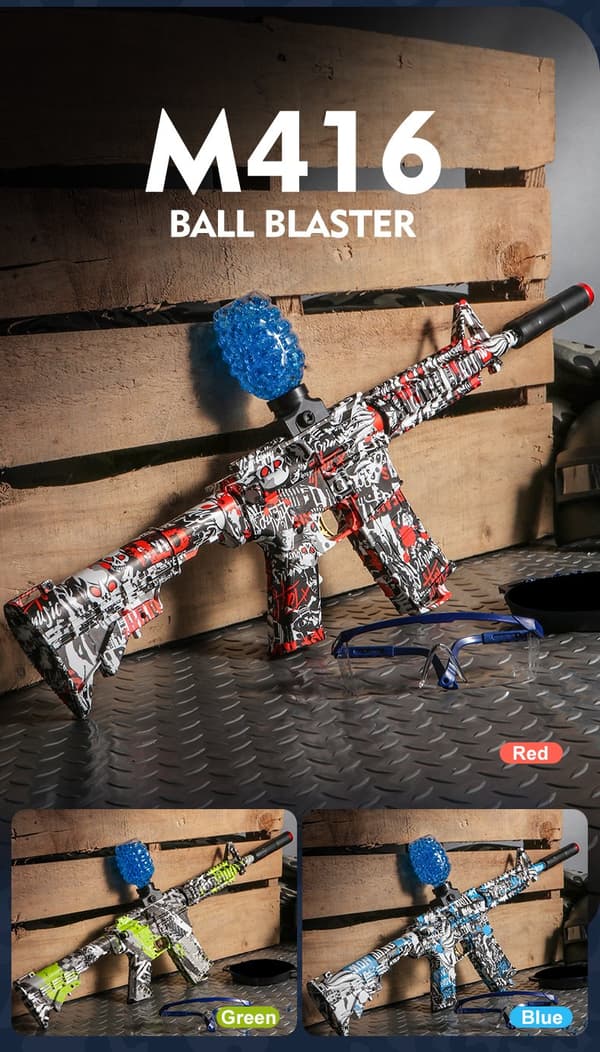 M416 Electric Blaster -leluasesarja ulkoleikkiin – erittäin tarkka ammunta Light Red