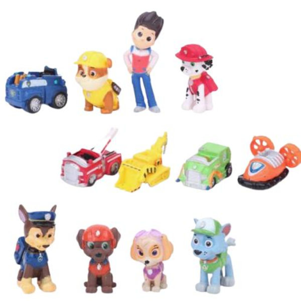 12 pack PAW PATROL FIGURER