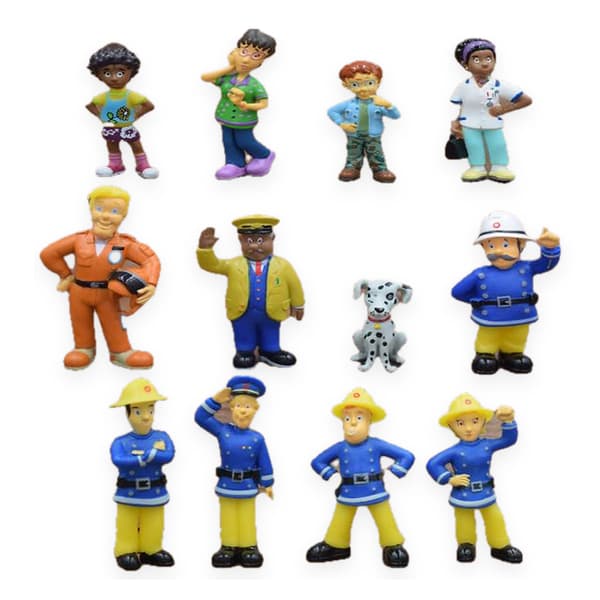 Fireman Sam figures, 12 per pack