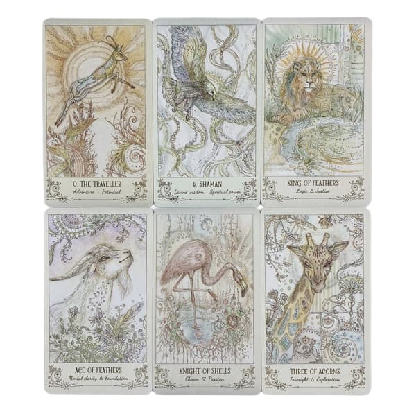 Spiritsong Tarot Cards Divination Deck Engelske versioner Edition Oracle Board Spille bordspil til fest TT11