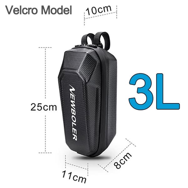 NEWBOLER El-Scooter Fronttaske 5L EVA Vandafvisende Quick Release Universal til Xiaomi BAG239-3L