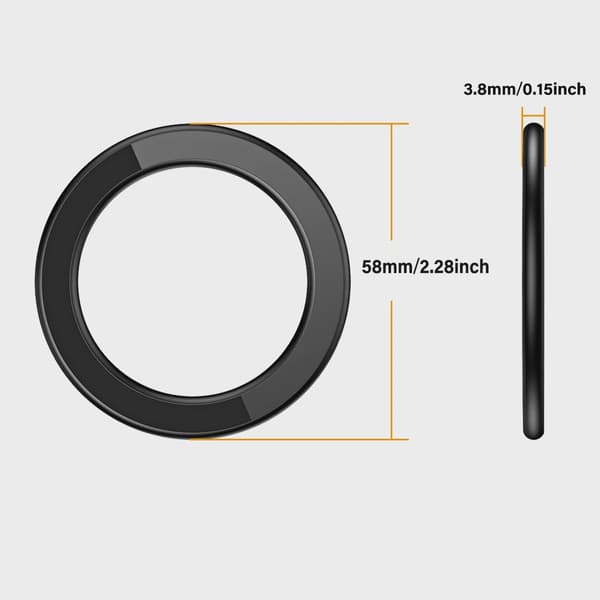 Magnetisk ringholder til iPhone 14 13 12 Magsafe bil- og vægholder til telefon til tablet B