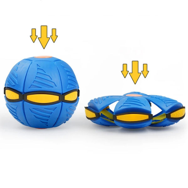 Udendørs Elastic Magic Conversion Ball - Deformations- og dekompressionslegetøj Red no light 1PCS
