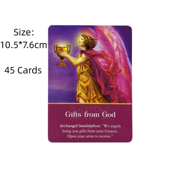 Angel Oracle Cards Game Fortune-telling Tarot Divination Visions Edition Message Board Deck TS17