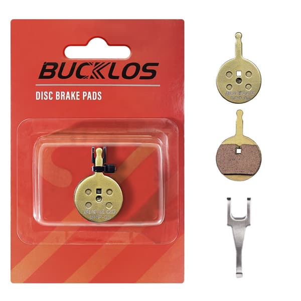 BUCKLOS Kobber Road MTB Hydrauliske Skivebremseklodser til Avid BB5 Cykeldele Holdbare 10PC COPPER-BASED