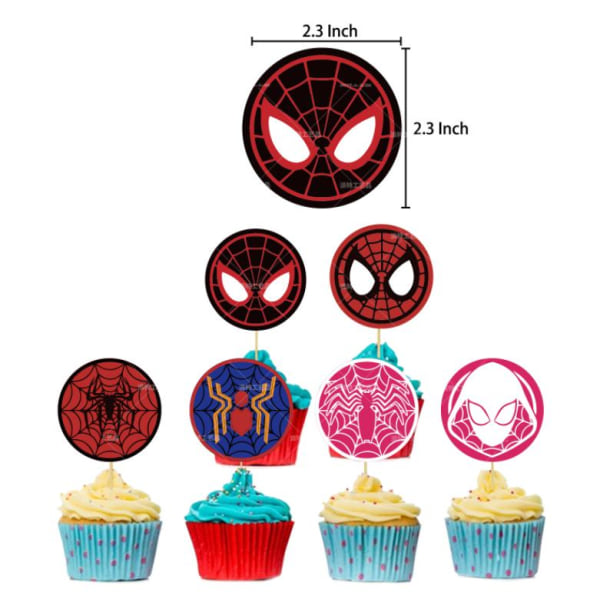 Spider Man Kids Party Balloon Bow - Hyvää syntymäpäivää