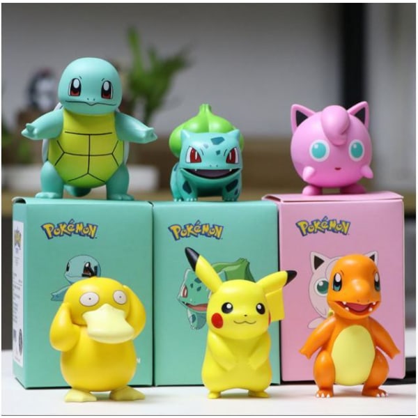 Original Pikachu Pokemon Figurer 8CM Ny Model Model 2