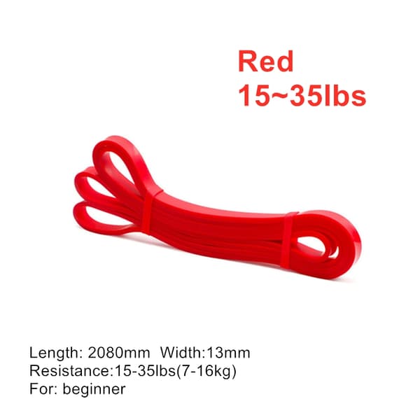 Latex Stretch Resistance Band Expander Elastiska band för Sport Pull Up Assistance Band Hemträning Pilates Gym Utrustning 2PCS B