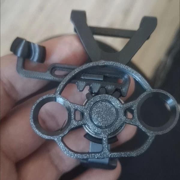 Rat til racerspil til gamepad, gaminghjul, spilcontroller, mini-rat, gamepad-tilbehør Black