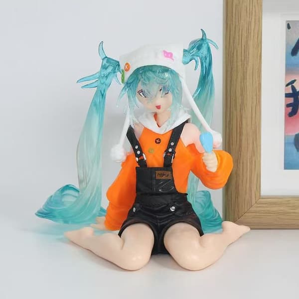 14 cm Hatsune Miku Kawaii Baddräkt PVC Figur - Vocaloid samlarobjekt Action Toy Present With box