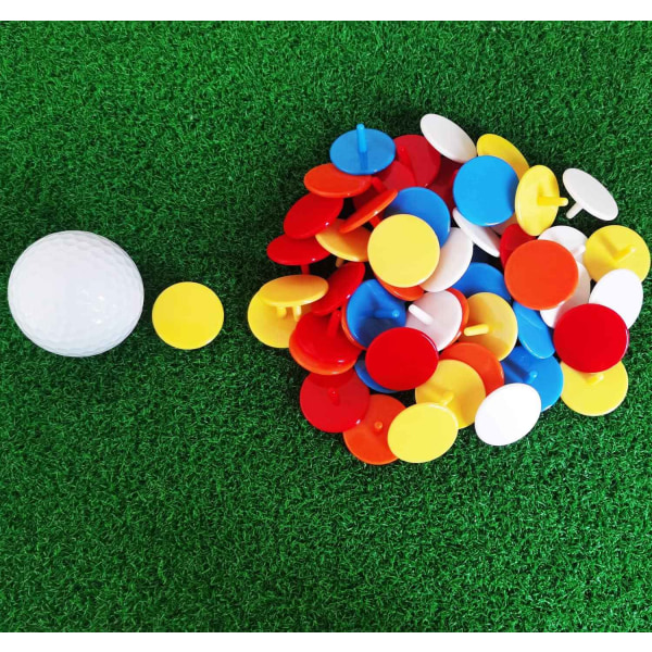 Golfposition Golfboll bollmärke - setet innehåller 100 markörer 19MM