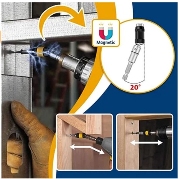 Magnetic Screwdriver Bit Quick Change Lock Rotating Screw Bit