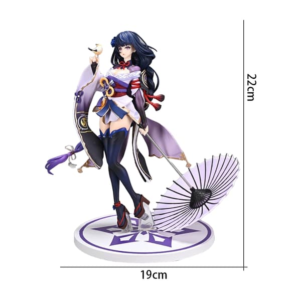 22 cm Genshin Impact Beelzebul figur - vacker flickdocka leksak för samling och prydnadsföremål no box size 22