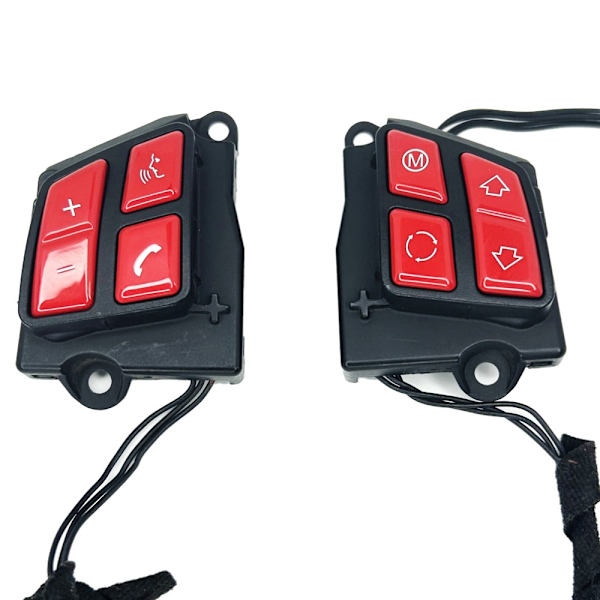 Bilstyling Ratt M-knapp Ersättningsskydd Passar till BMW 1 3-serie X1 E81 E82 E87 E88 E90 E92 E93 M3 E84 Tillbehör A Model Black