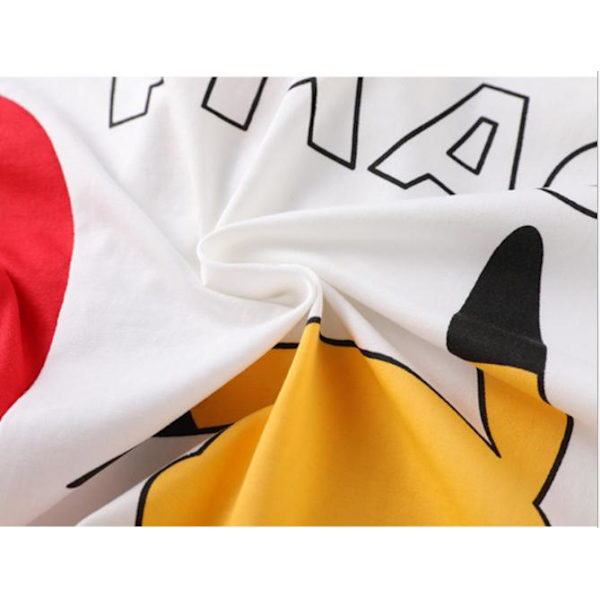 Pikachu Pokemon Kids T Shirt 90-110 White 90