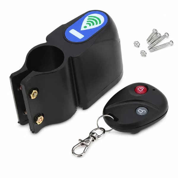 Fjärrstyrt cykellarm Superhögt regntätt stöldskyddslås Wireless alarm