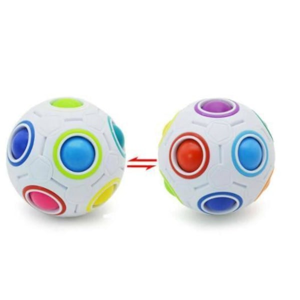 Ball Fidget Magic Rainbow Puzzle Rubiks Fig Cube Toy