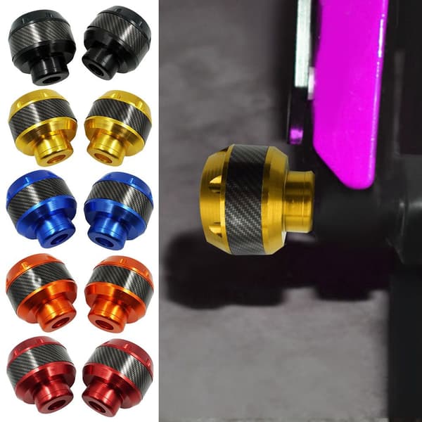 Slitstarka aluminiumlegering elcykel glidkoppar kraschskydd stötsäker skoterskydd black