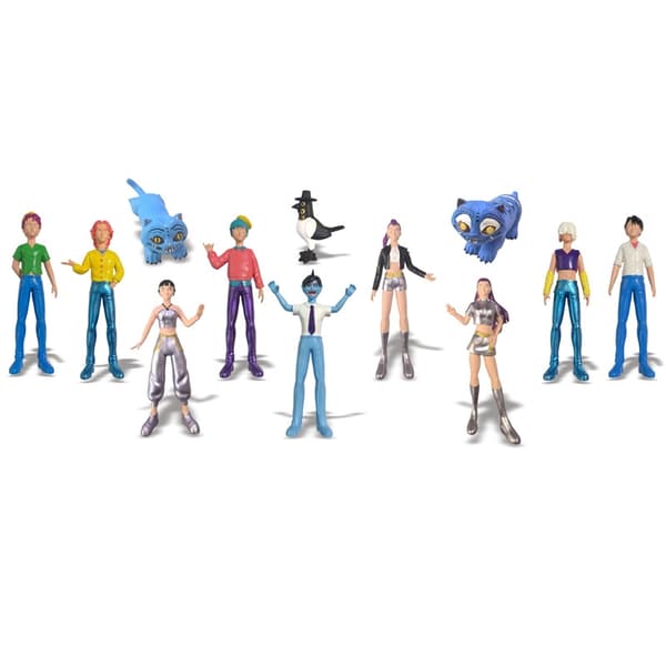 Anime Kpop Demon Hunter Figurmodellleksak - Spelbordsdekor och samlarpresent för barn 6pcs 1 set