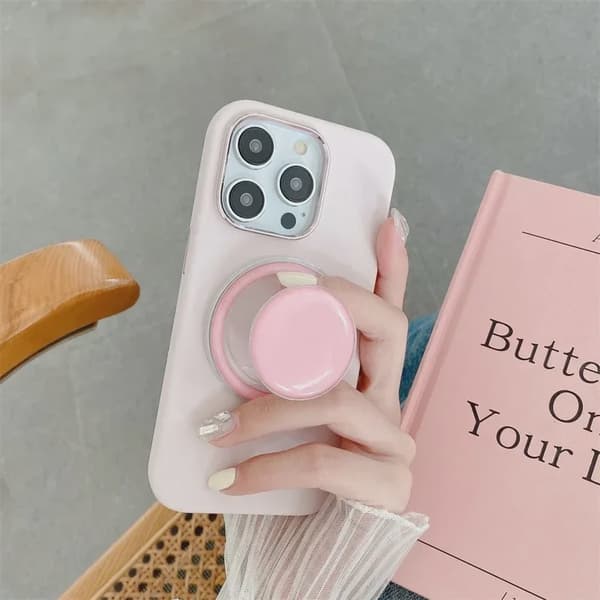 Magnetisk Foldbar Telefonholder Stativ til iPhone 16 15 Samsung Xiaomi Udvidelsesring 6