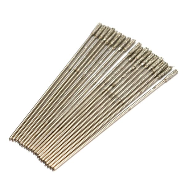 20-delte 1 mm mini-mikrobor, smykkebor, ædelstensudskæring, kværnboring, lapidær Standard