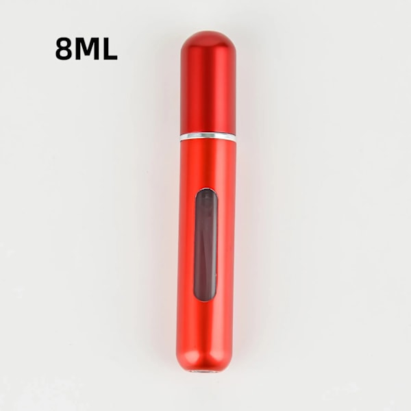 Mini påfyllningsbar parfymsprayflaska 5ml/8ml Resestorlek 5ml-Matte Silver
