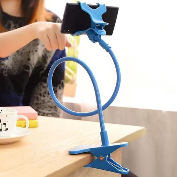 Lazy Desktop Bedside Clip Phone Holder Fleksibel Lang Armholder til Smartphone C