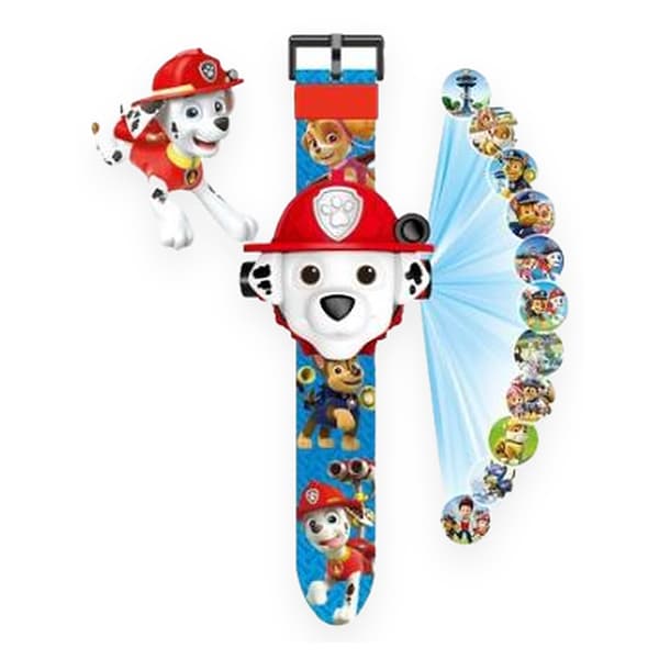 Paw Patrol klocka med projector funktion 24st Bildspel julklappa
