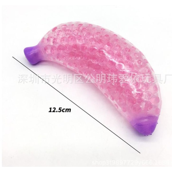 Frugt Banan Anti-stress ball fidget legetøj CE-certifikat Pink Rosa