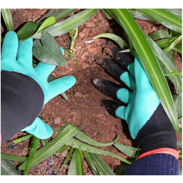 Gardening gloves with claws - Dig and rake