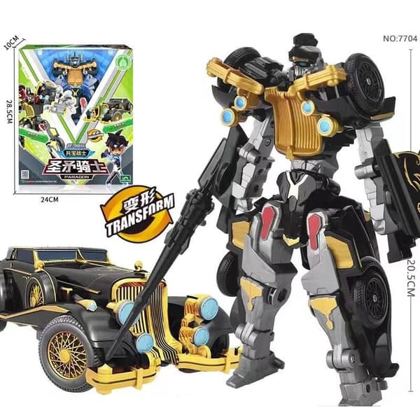 Tobot Galaxy Detectives Master V Ultimate LEON ROVER Transforming Robot Auto Lentokone Toimintahahmo 17 Without Box