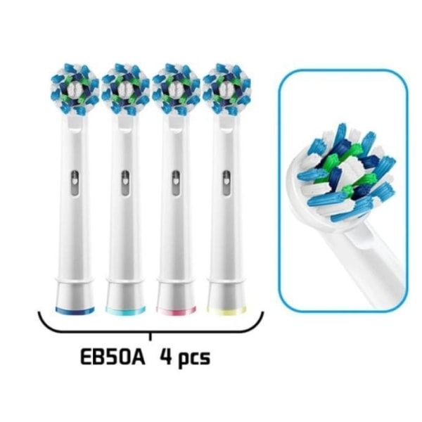 Yhteensopiva 4 hammasharjan pään kanssa - EB50A