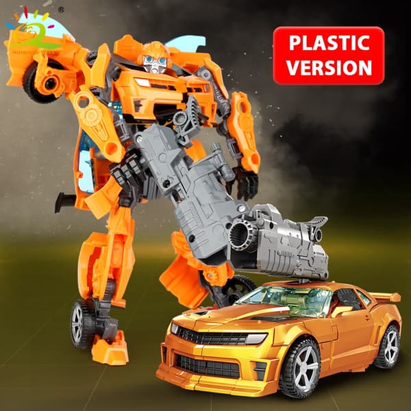 Transforming Robot Car Legetøj - 2-i-1 Mecha Warrior Action Figur til børn - Legering og plastikmodel With Box