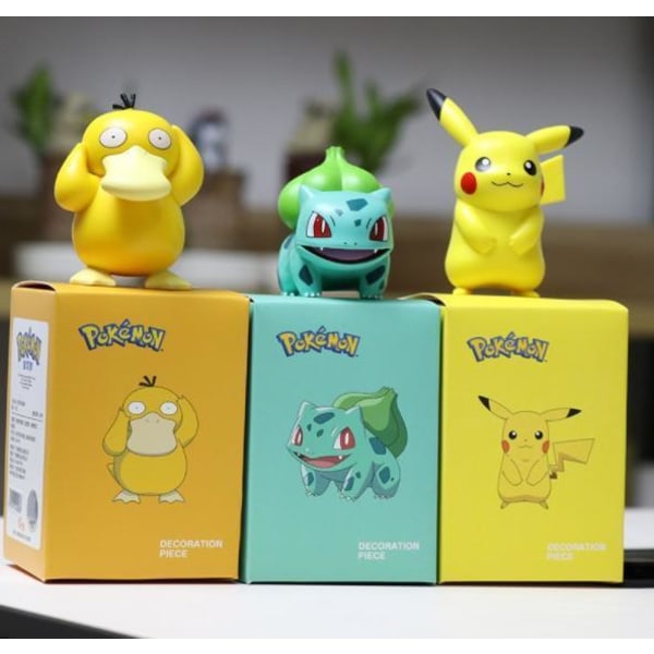 Original Pikachu Pokemon Figurer 8CM Ny Model Model 2