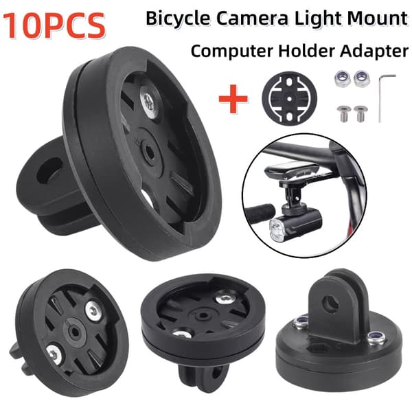 Cykelcomputerholder til Garmin GoPro cykelkamera forlygteholderadapter base 1PC