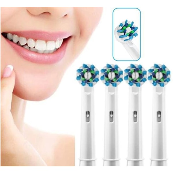 4 kompatible tandbørstehoveder - EB50A