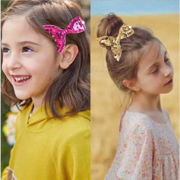 Merenneito hiusneulat tyttö aliarvostus lasten päähineet 8 väriä Model 6